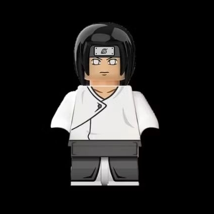 K2011 Mainan Anak Balok Susun Mini Anime Jepang Neji Hyuga Mini Neji Figure Full Aksesoris