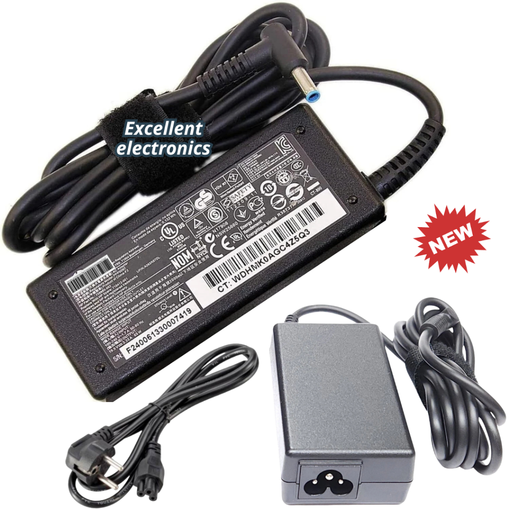 Charger laptop hp 65 watt, casan laptop hp original, charger laptop hp original 45w new