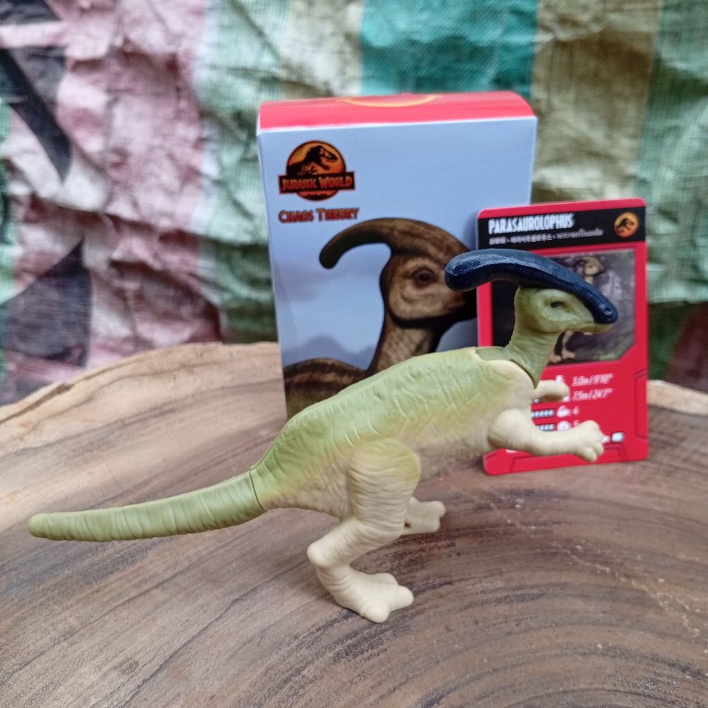 happy meal toys Jurassic world chaos theory parasaurolophus