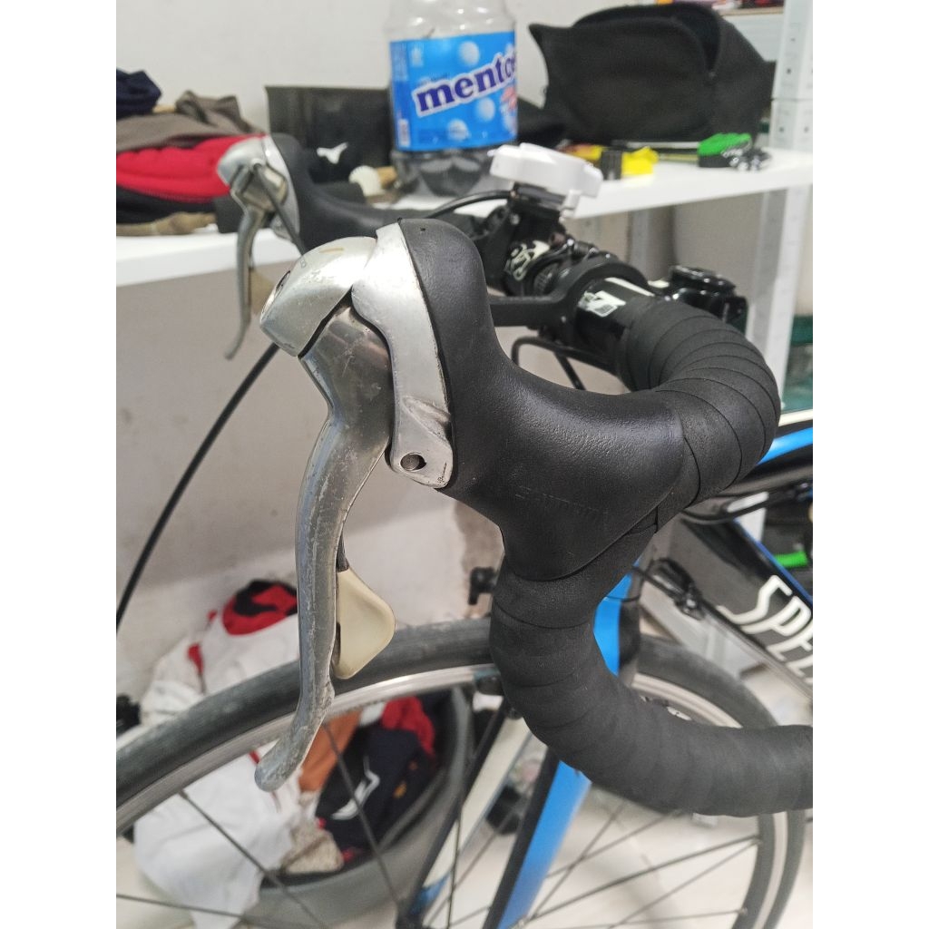 Brifter Shimano vintage RX100 2x8 Speed brifter bekas masih bagus