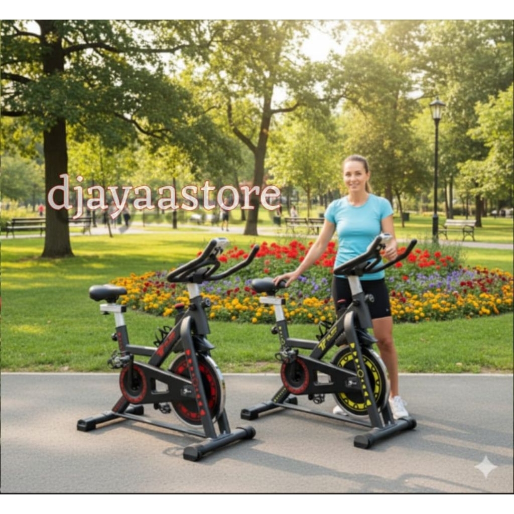 Spinning Bike TL-960 Alat OlahRaga Fitness Sepeda Statis