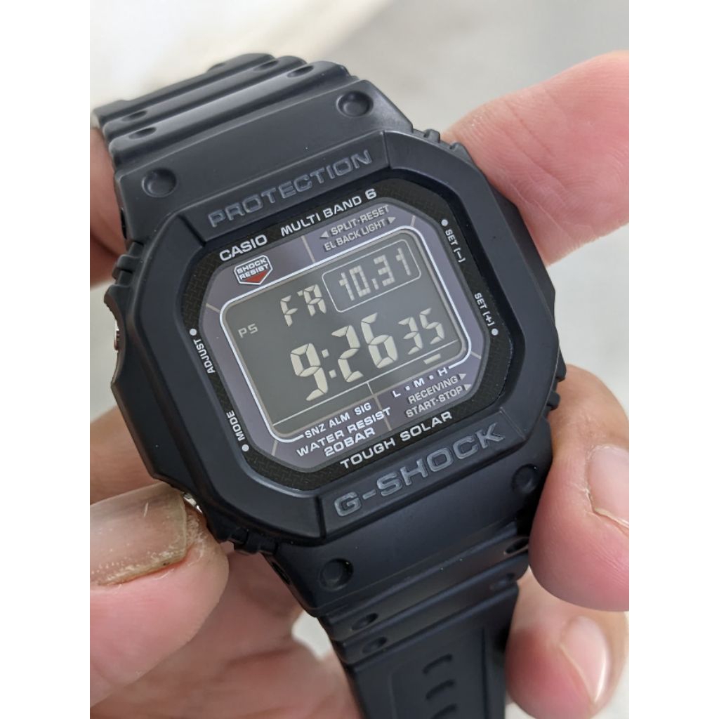 Casio G-Shock GW-M5610BB Tough solar