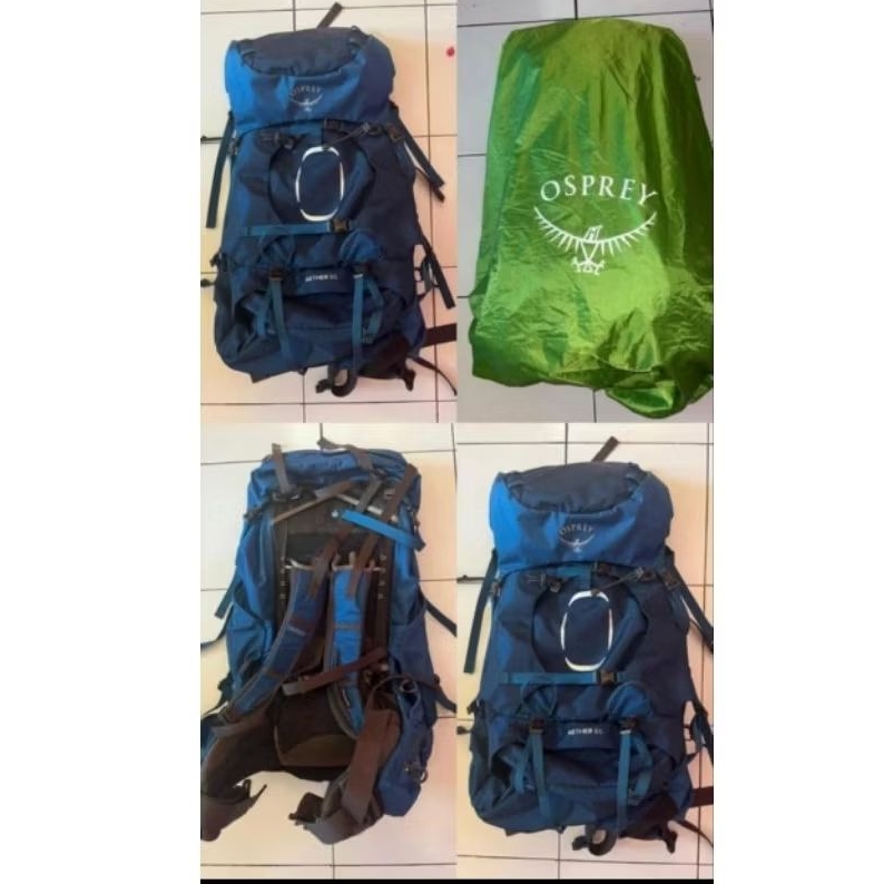 Preloved Osprey Aether 65L(2x Pemakaian)