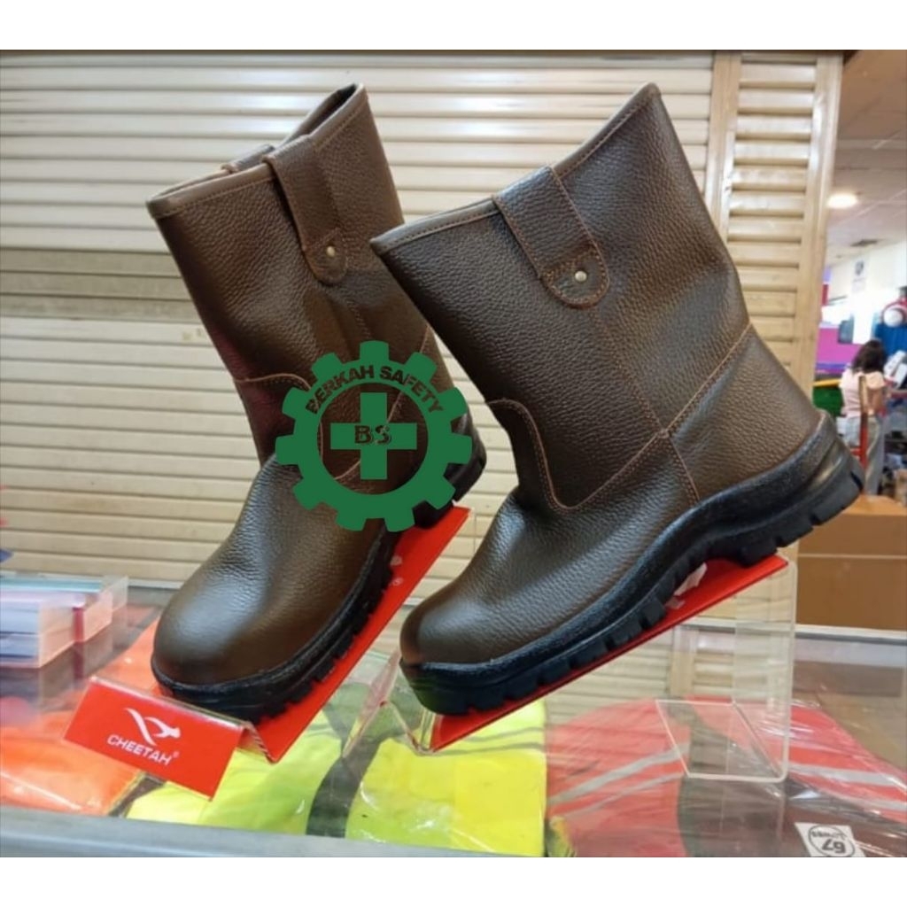 Sepatu Safety Krusher Texas Brown / Sepatu Krusher Texas Brown/Hitam Original