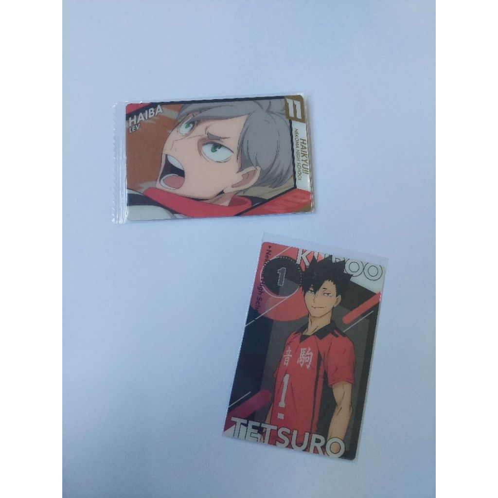 Photocard Haikyuu Nekoma (official)