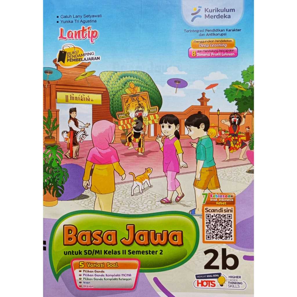 BUKU LKS BAHASA JAWA KELAS 2 SD/MI SEMESTER 2 KURIKULUM MERDEKA 2025-2026 LANTIP