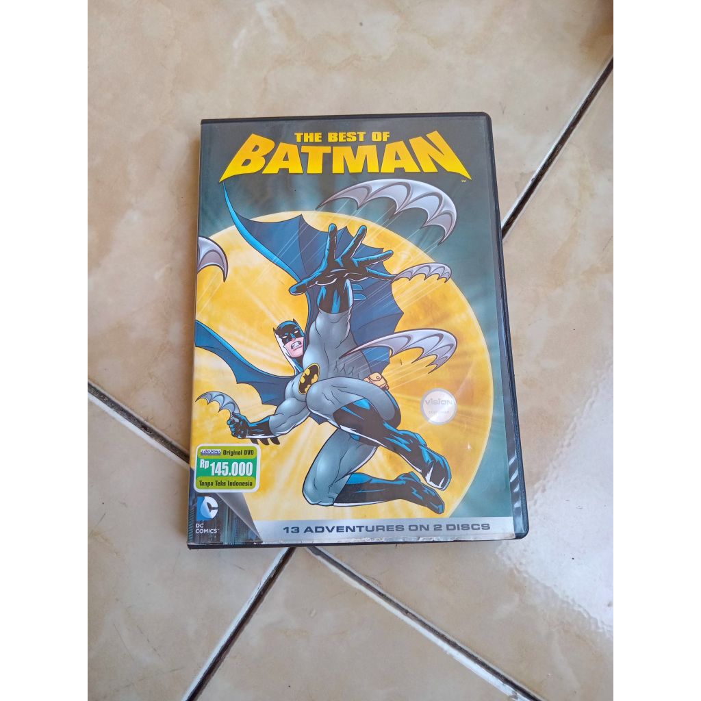 DVD Original Koleksi Rare Item The Best Of Batman/dc comics warner bros entertainment made in taiwan
