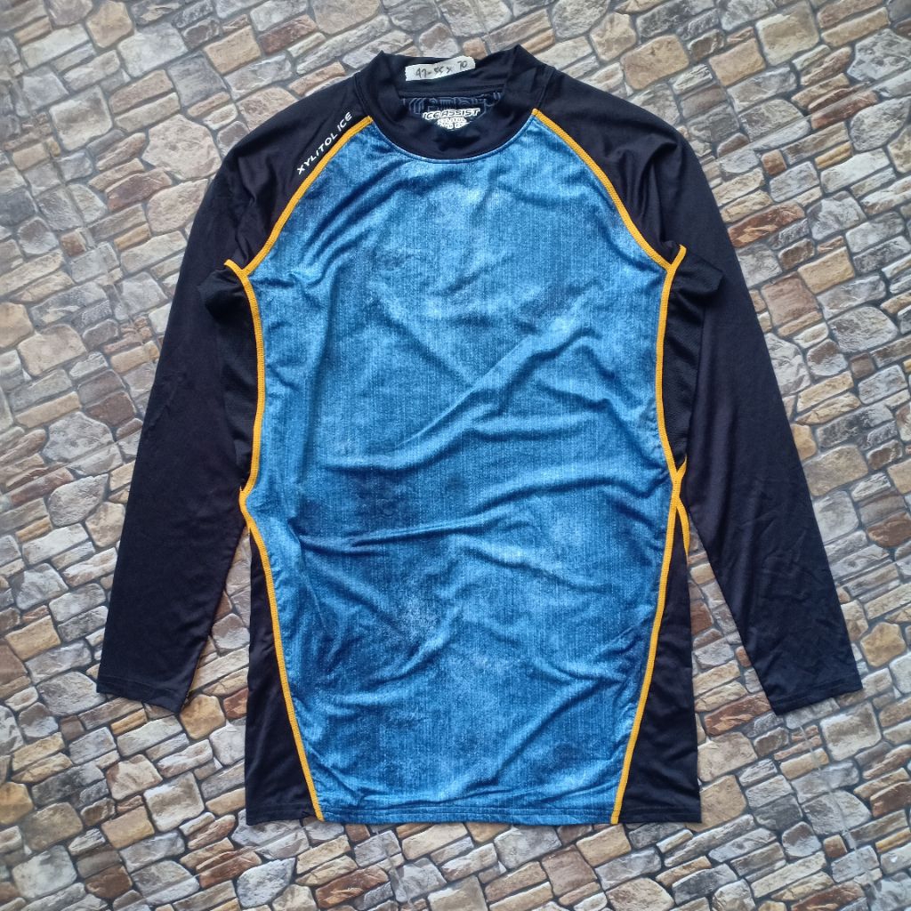 Kaos pria lengan panjang dry fit brand original