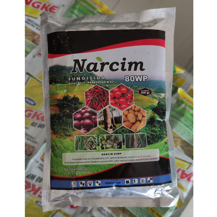 FUNGISIDA SISTEMIK NARCIM karbendazim 80WP 200GR