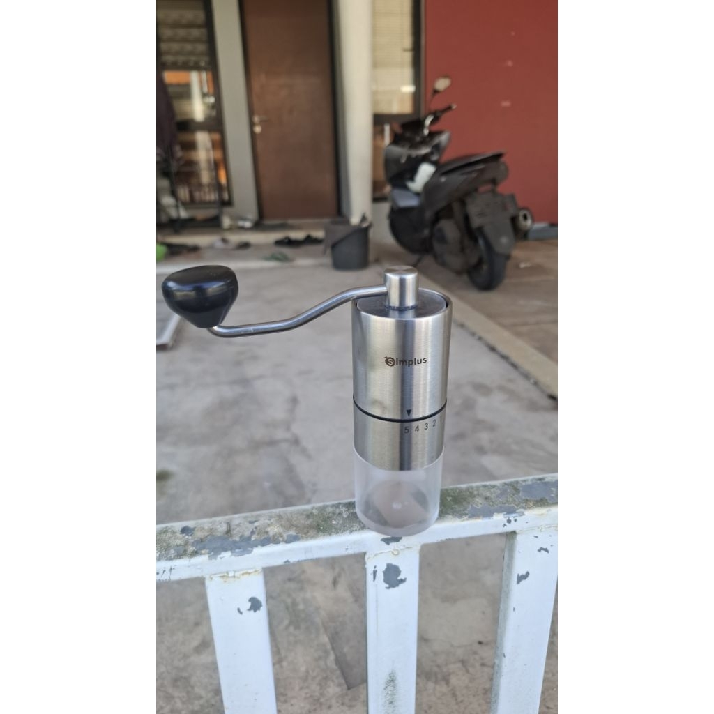 Grinder Kopi Manual / Hand Coffee Grinder Simplus 5 Tingkat Penggilingan