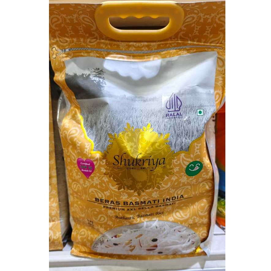 Sukriya Beras Basmati India 5 kg - Kualitas Terbaik