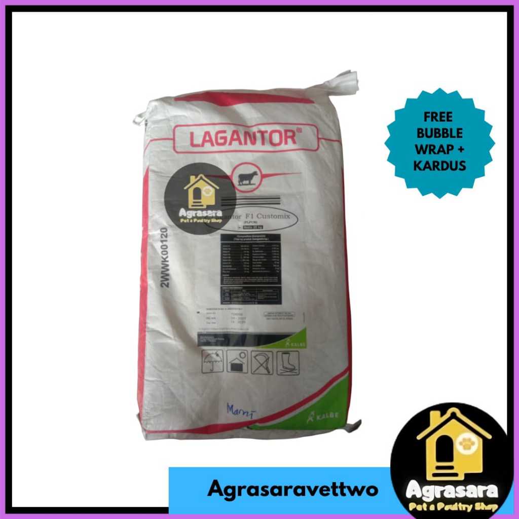 LAGANTOR F1 CUSTOMIX 1 Zak (25kg) PREMIX UNTUK PENGGEMUKAN SAPI KAMBING DOMBA DAN KELINCI