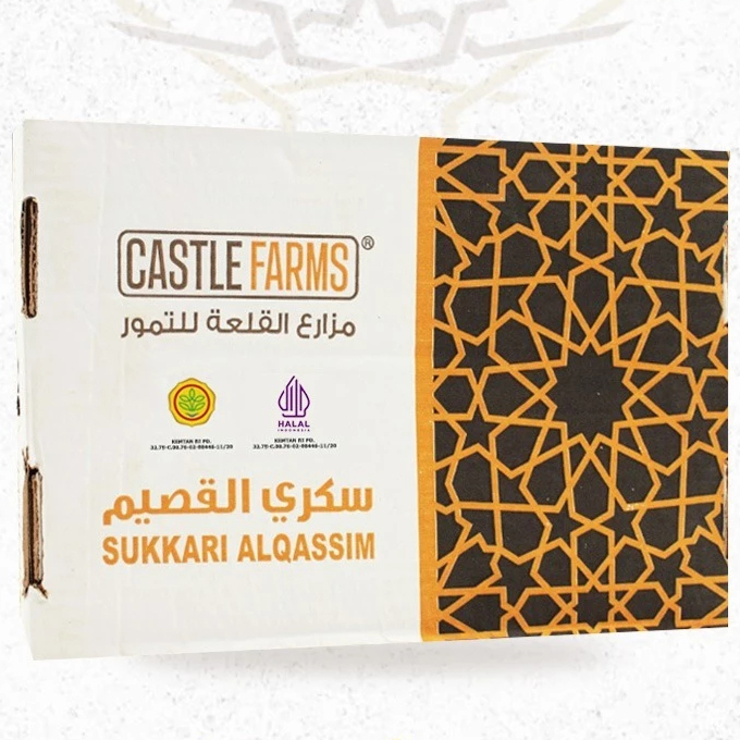 Castle Farms - Kurma Sukari 3 Kg / Qurma Sukkari 3kg Qorma Premium Asli Original