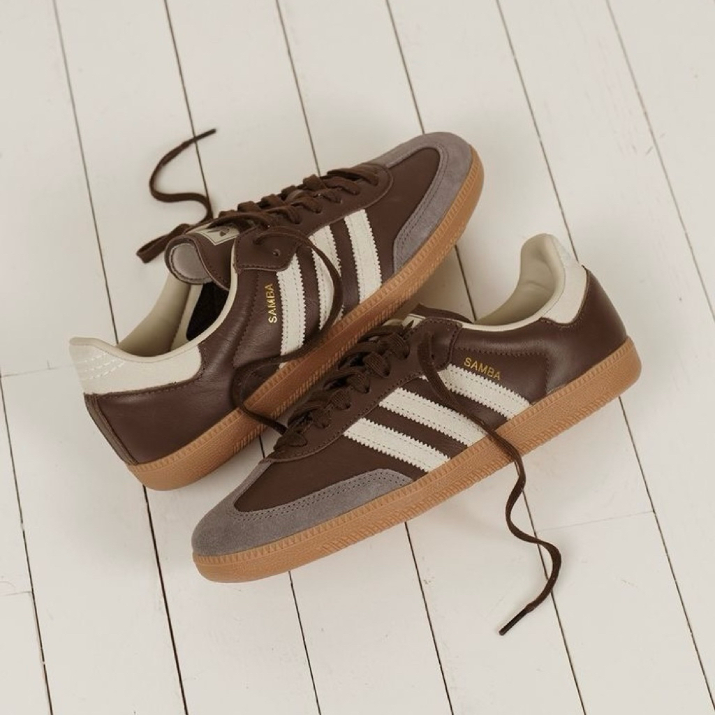 Adidas Samba OG Brown Putty Grey Original