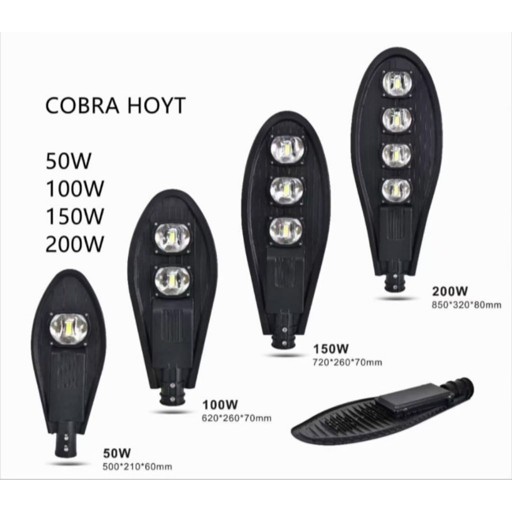 Lampu PJU COBRA 50W,100W