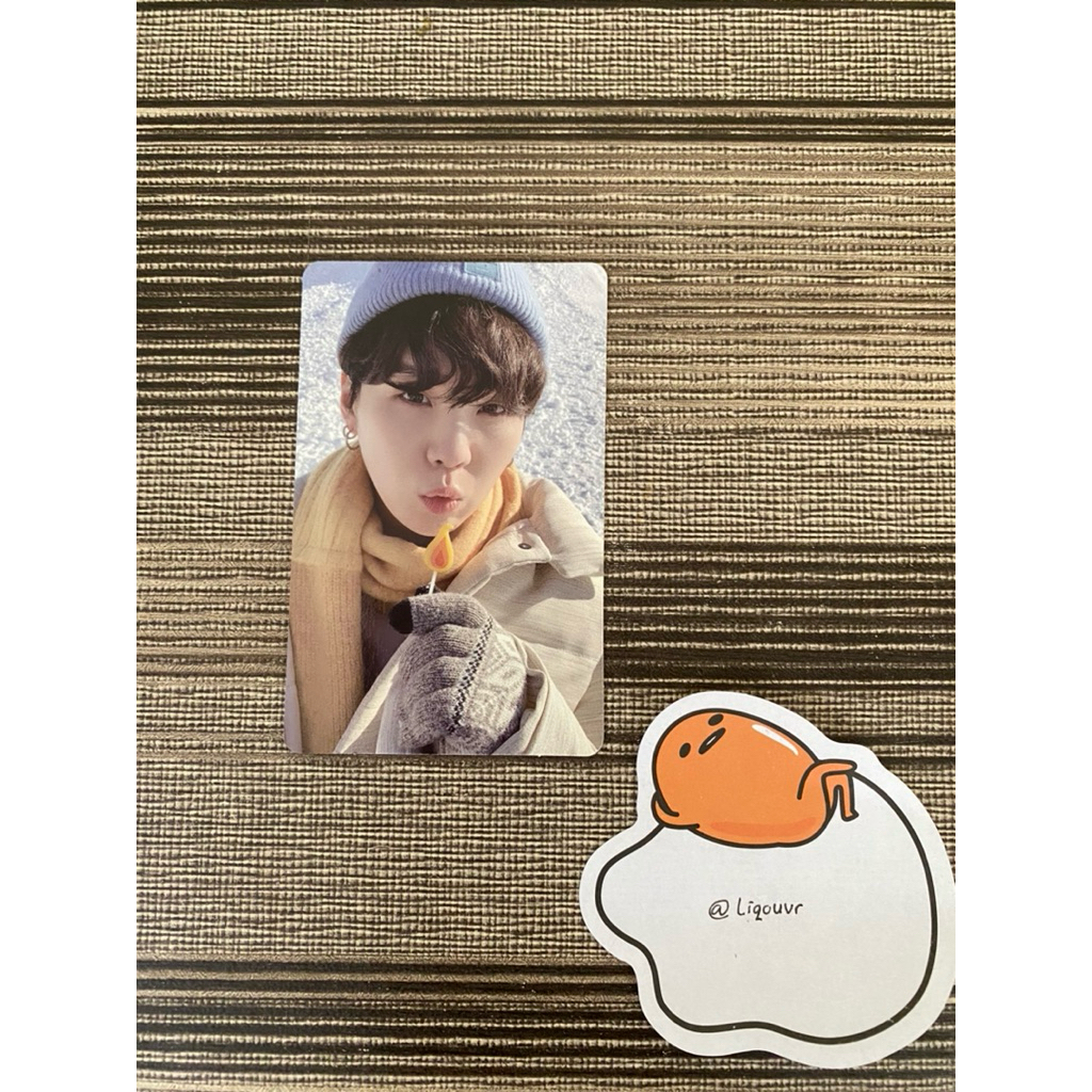 PC SUGA YOONGI BTS WINTER PACKAGE WINPACK WP OFFICIAL PHOTOCARD