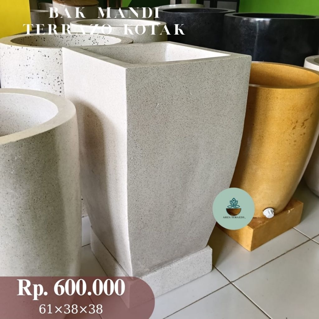 Bak Mandi Kotak Mini | Standing Minimalis Original