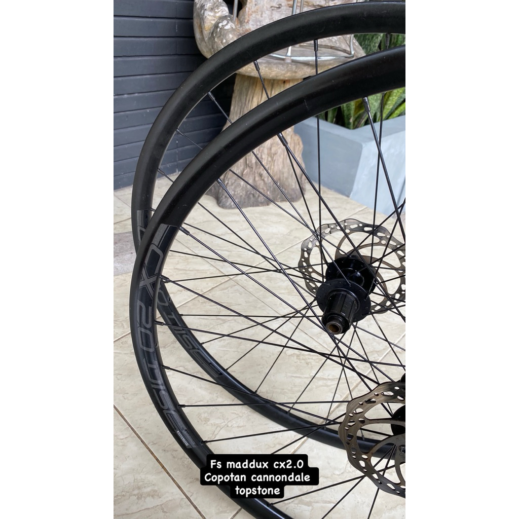 wheelset maddux cx 2.0 700c copotan cannondale topstone utk road/gravel