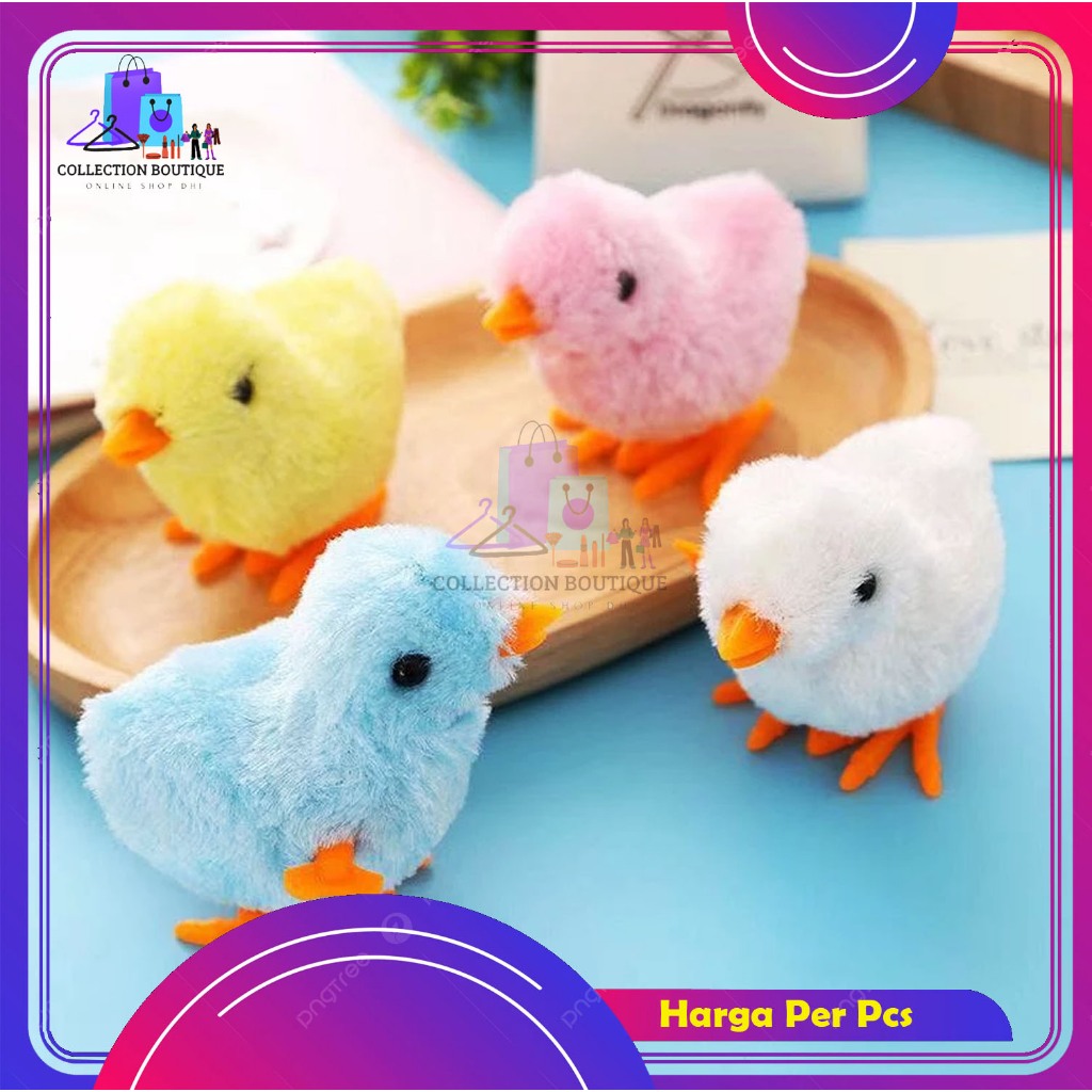 Mainan anak ayam bisa berjalan boneka model putar Mainan Anak Baby