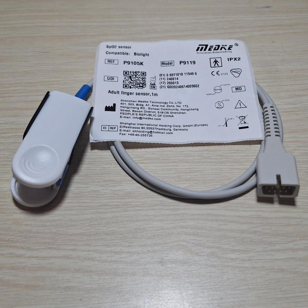 Spo2 Biolight digital sensor adult 1m