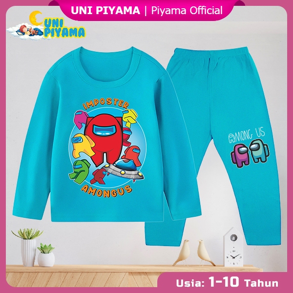 Piyama Tidur Among Us Stelan Panjang Motif Jumbo Anak Laki Laki Dan Perempuan Usia 1-10thun 293