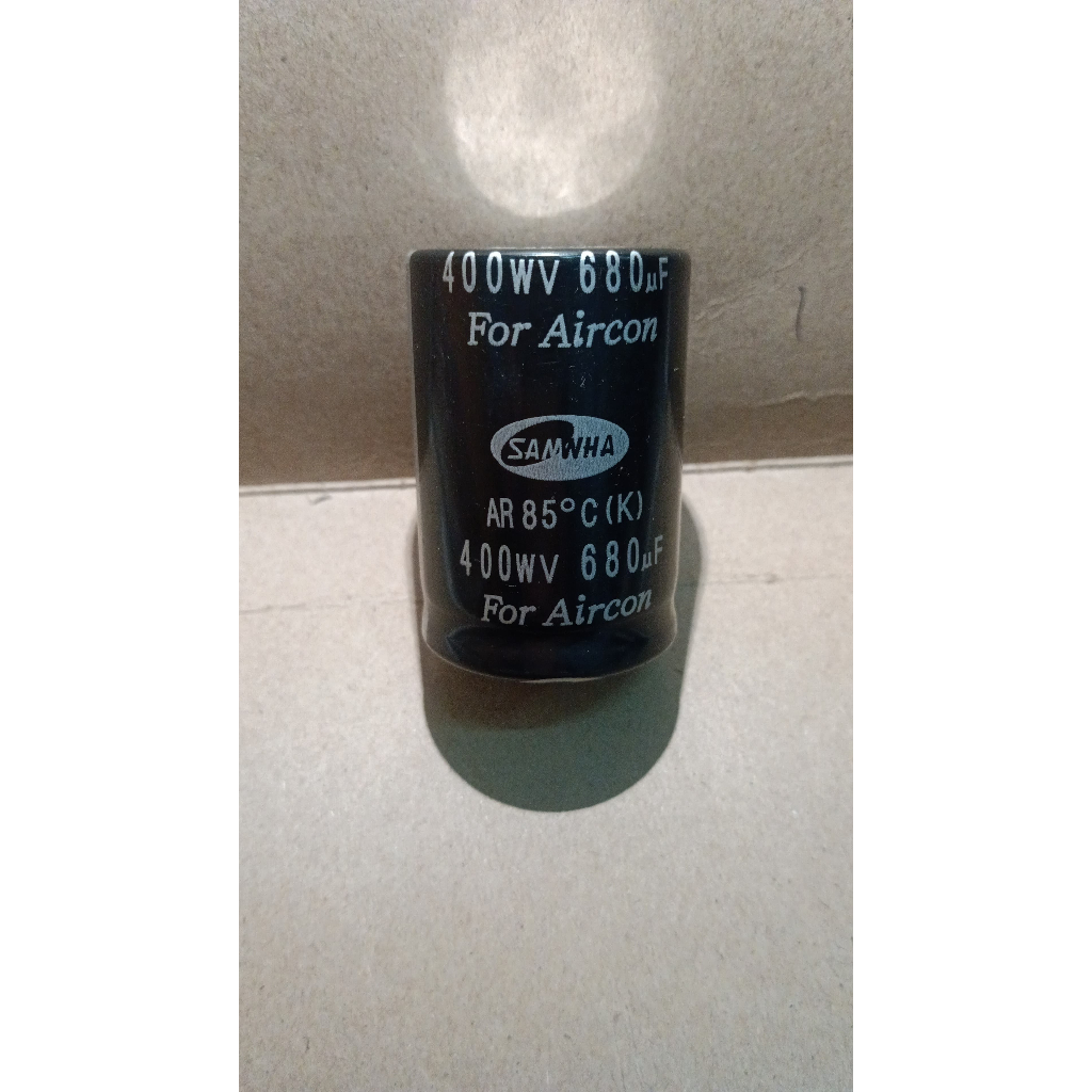 6071 kapasitor elco 680uf 680 uf 400v 400voolt 400 volt samwha jepang