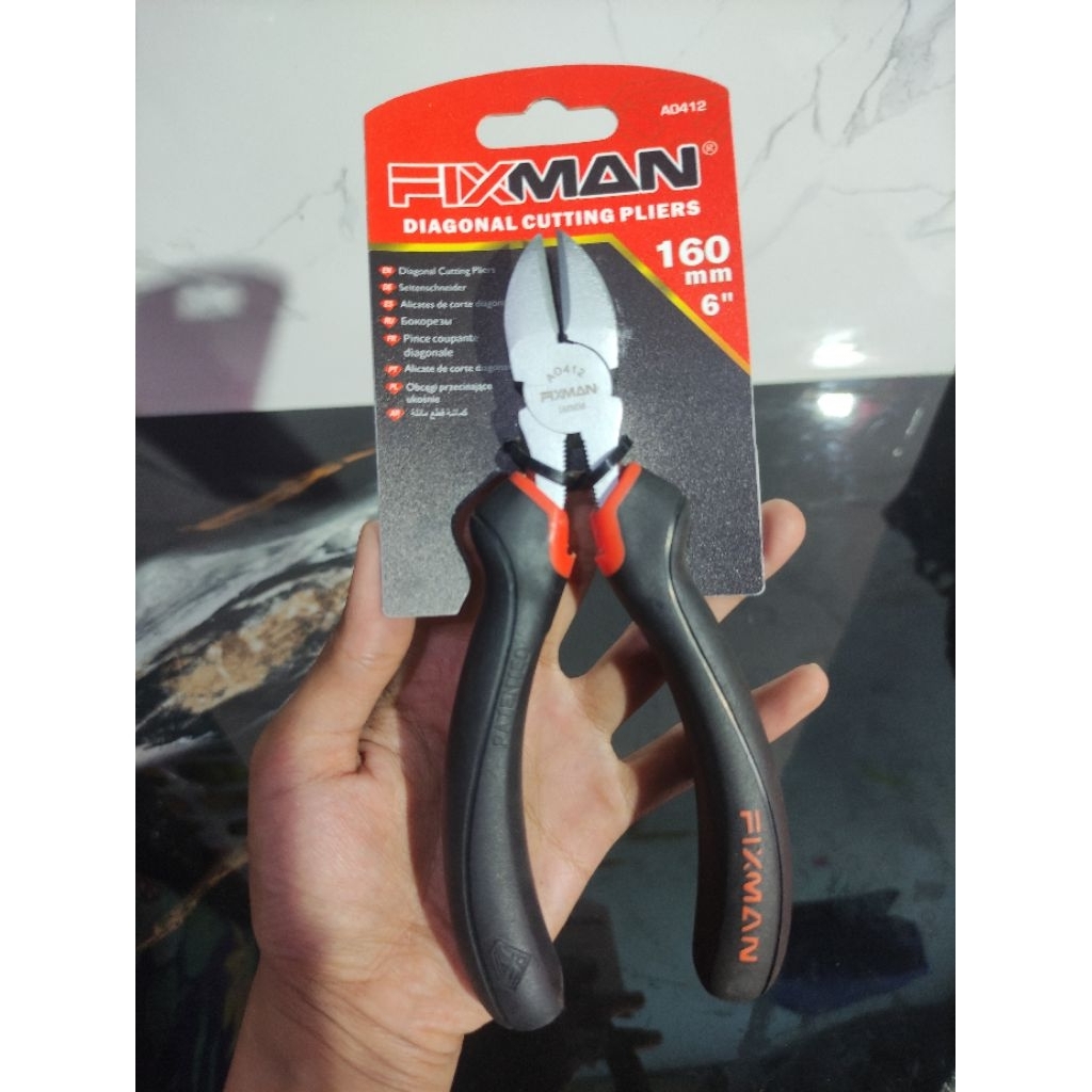 Tang Fixman 6" Diagonal Cutting Pliers Tang Potong