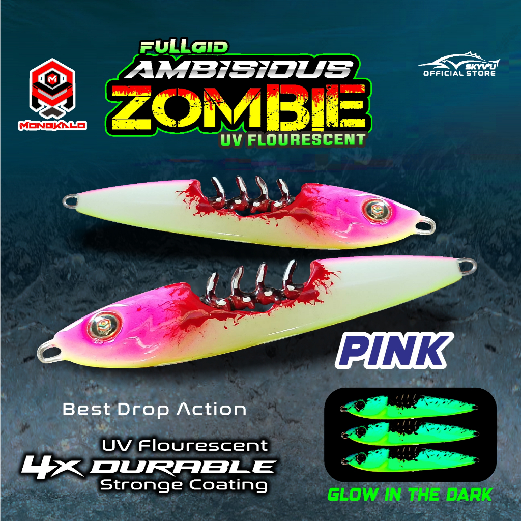 Mongkalo Ambisious noFoil Full-GID Zombie Fluorescent 40 Pink