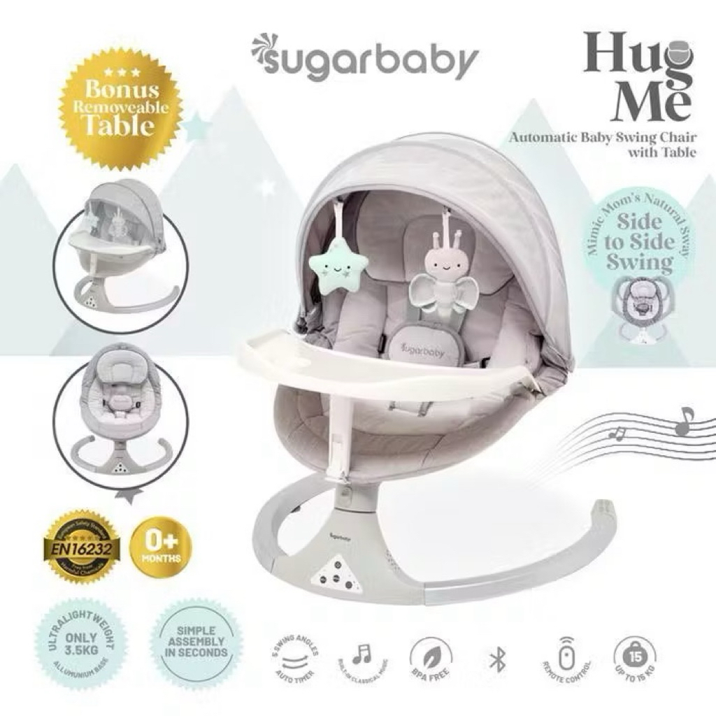 Sugarbaby Hug Me automatic swing