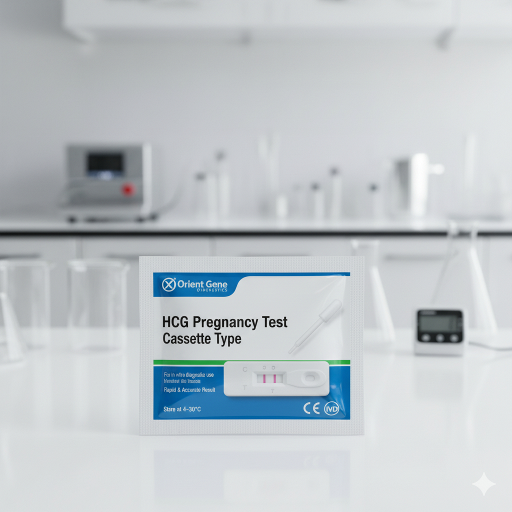 Rapid Test hCG Pregnancy Cassete Orient Gene