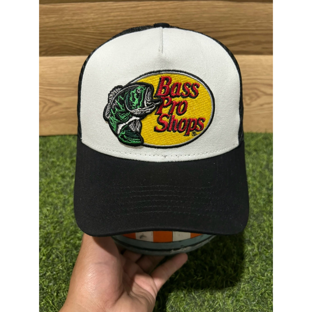 Topi BASS PRO SHOP TRUCKER BORDIR