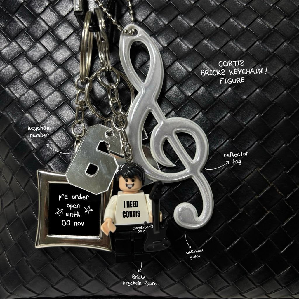 Cortis bricks keychain