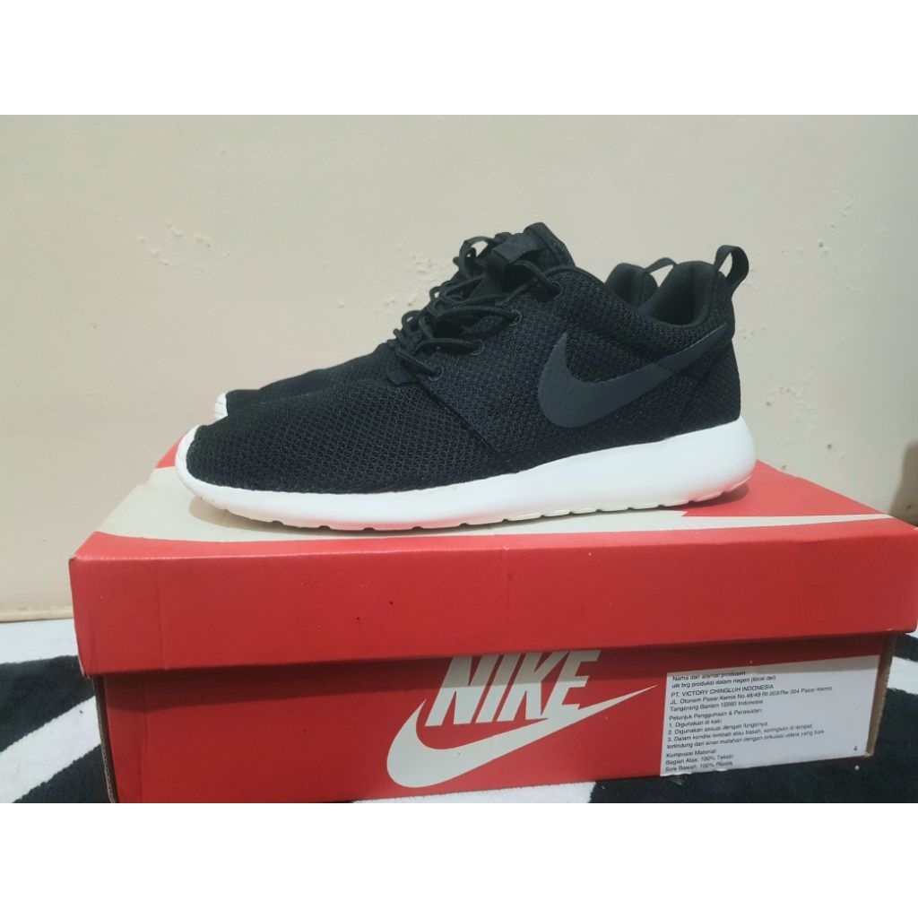 Jual Sepatu Nike Roshe Run One Black Anthracite 100% Original New