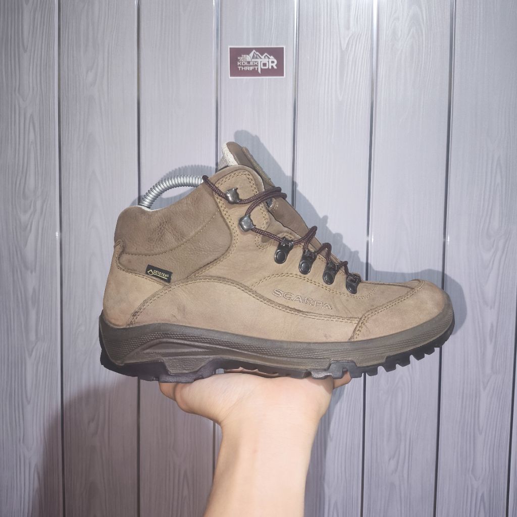 Sepatu Outdoor Scarpa Gore-Tex Wanita, Sepatu Gunung Sepatu Hiking