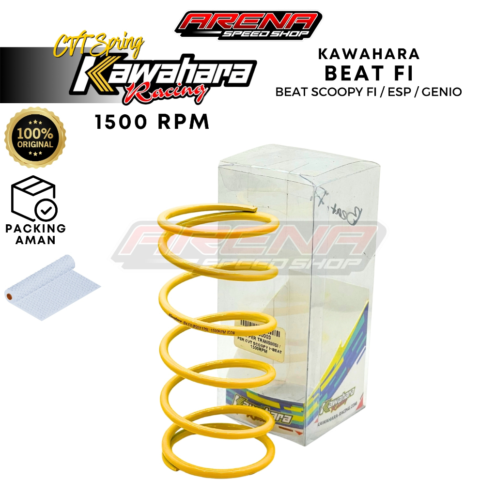 KAWAHARA CVT Torque Spring 1500RPM Beat Fi - Per CVT 1500 RPM Scoopy Fi ESP Genio Original Kawahara