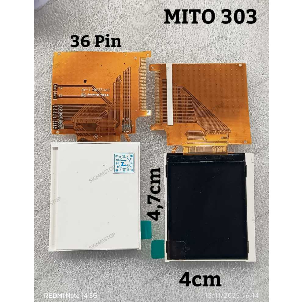 MITO 303 LCD UNIVERSAL 36 PIN LAYAR SCREEN LCD HP JADUL