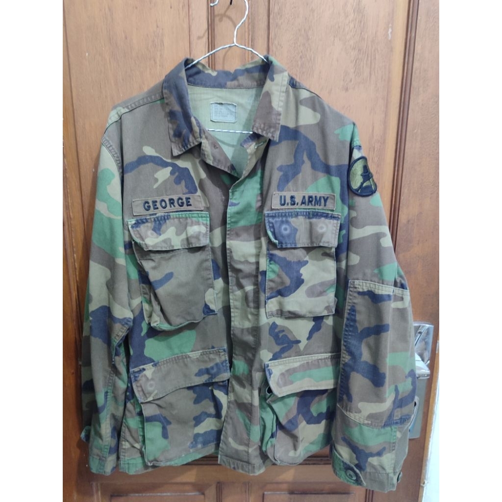 bdu woodland us army small x short