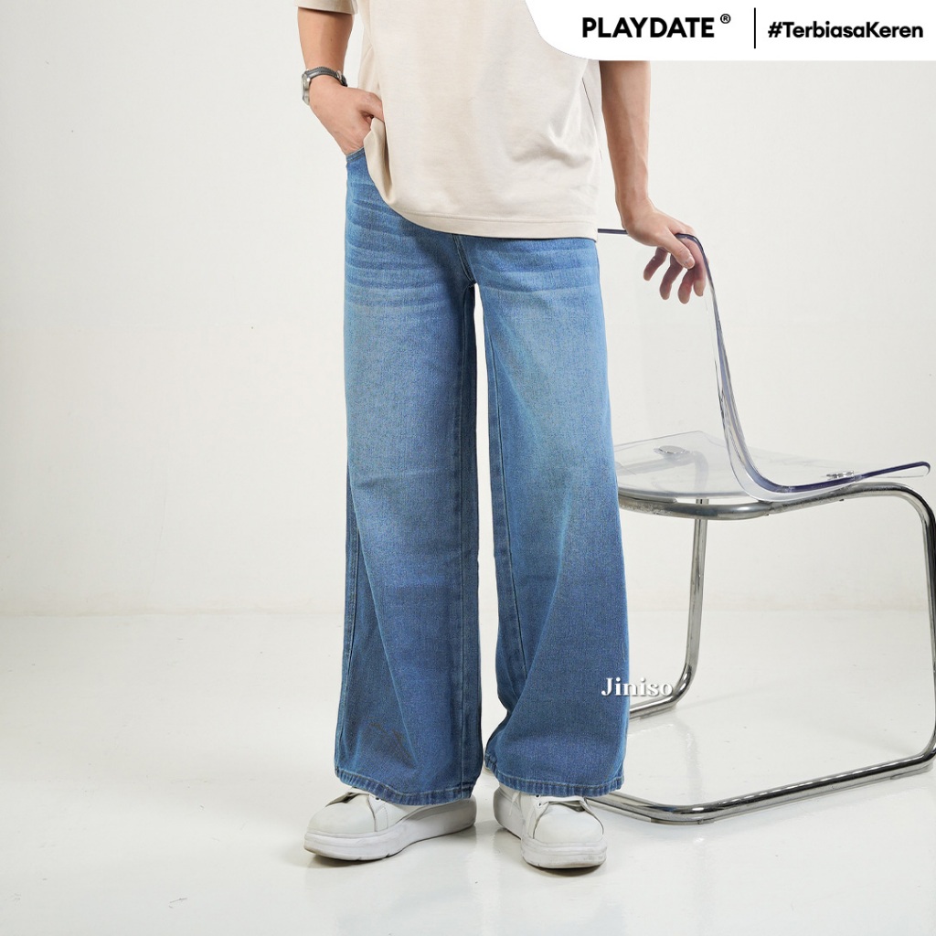 JINISO 653 Baggy Loose Jeans Pria