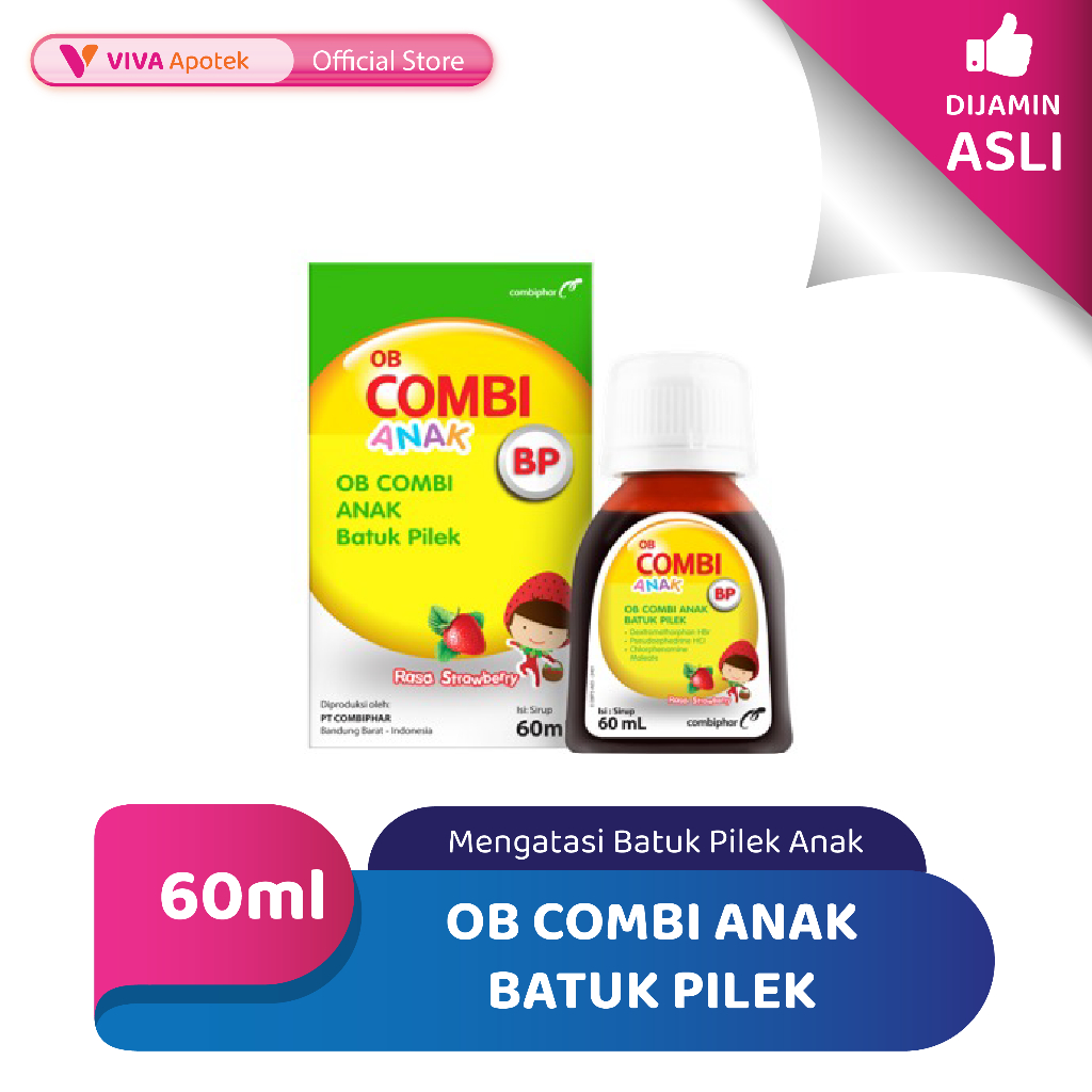 Ob Combi Anak untuk Mengatasi Batuk Pilek Anak (60 ml)