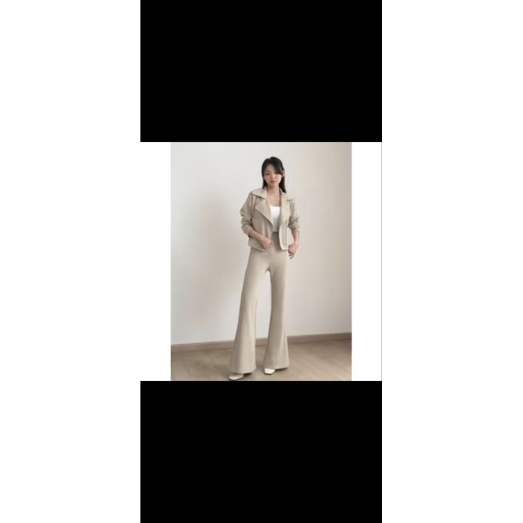 kadaka flare pants / celana cutbray khaki