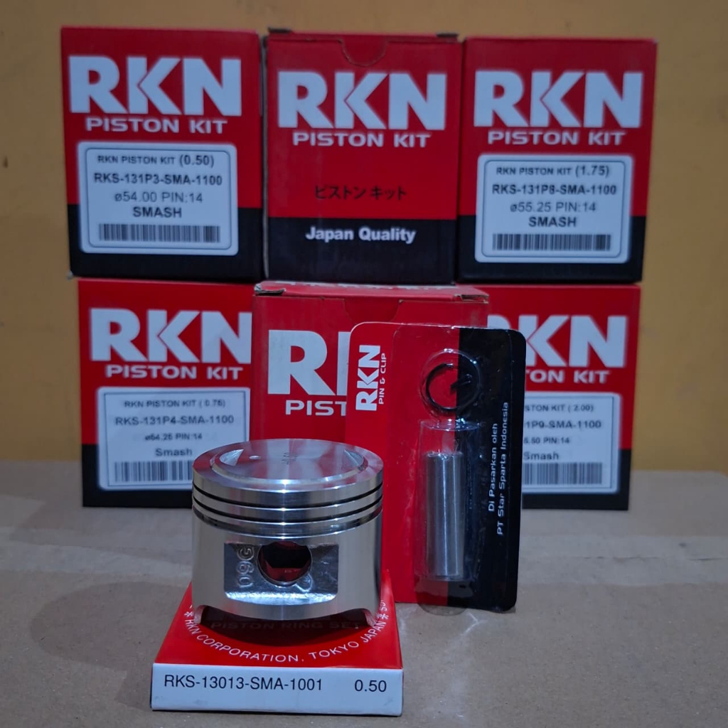 PISTON KIT RKN SMASH (SMA) OS 0.50 - OS 200 | SEHER PAKET SMASH OS 0.50 - OS 200 RKN