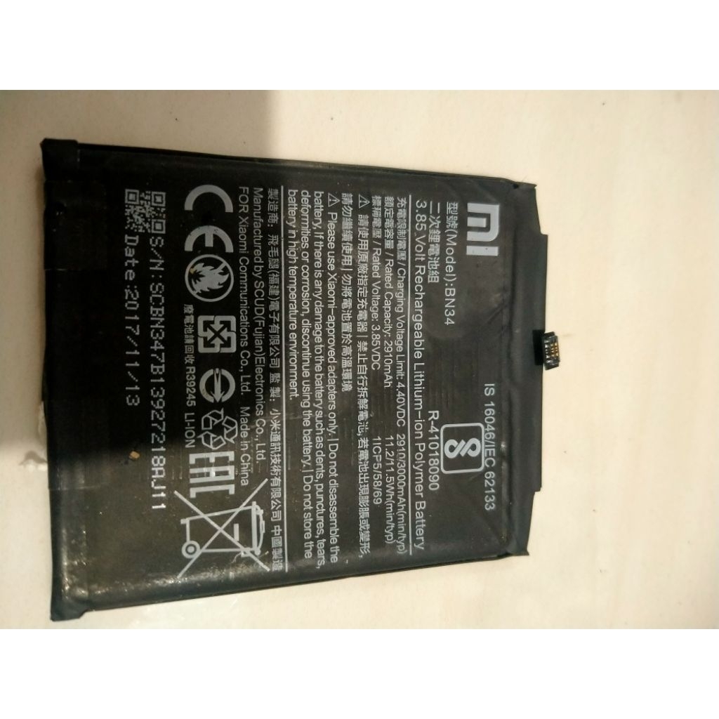 Batre Hp Xiaomi Redmi 5A Redmi Go