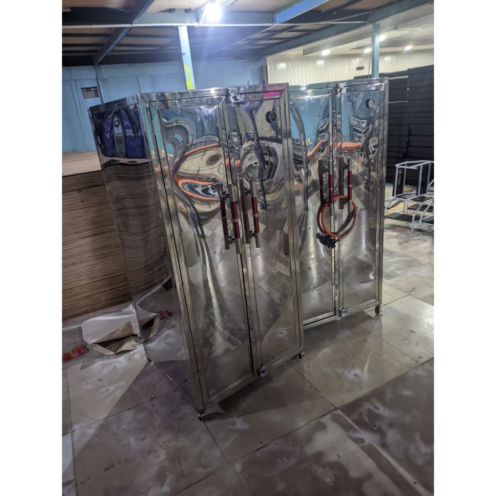 PENGERING FOOD TRAY NAMPAN MBG KAPASITAS 72 TRAY || PENGERING MBG STAINLESS ||  PENGERING NAMPAN MBG