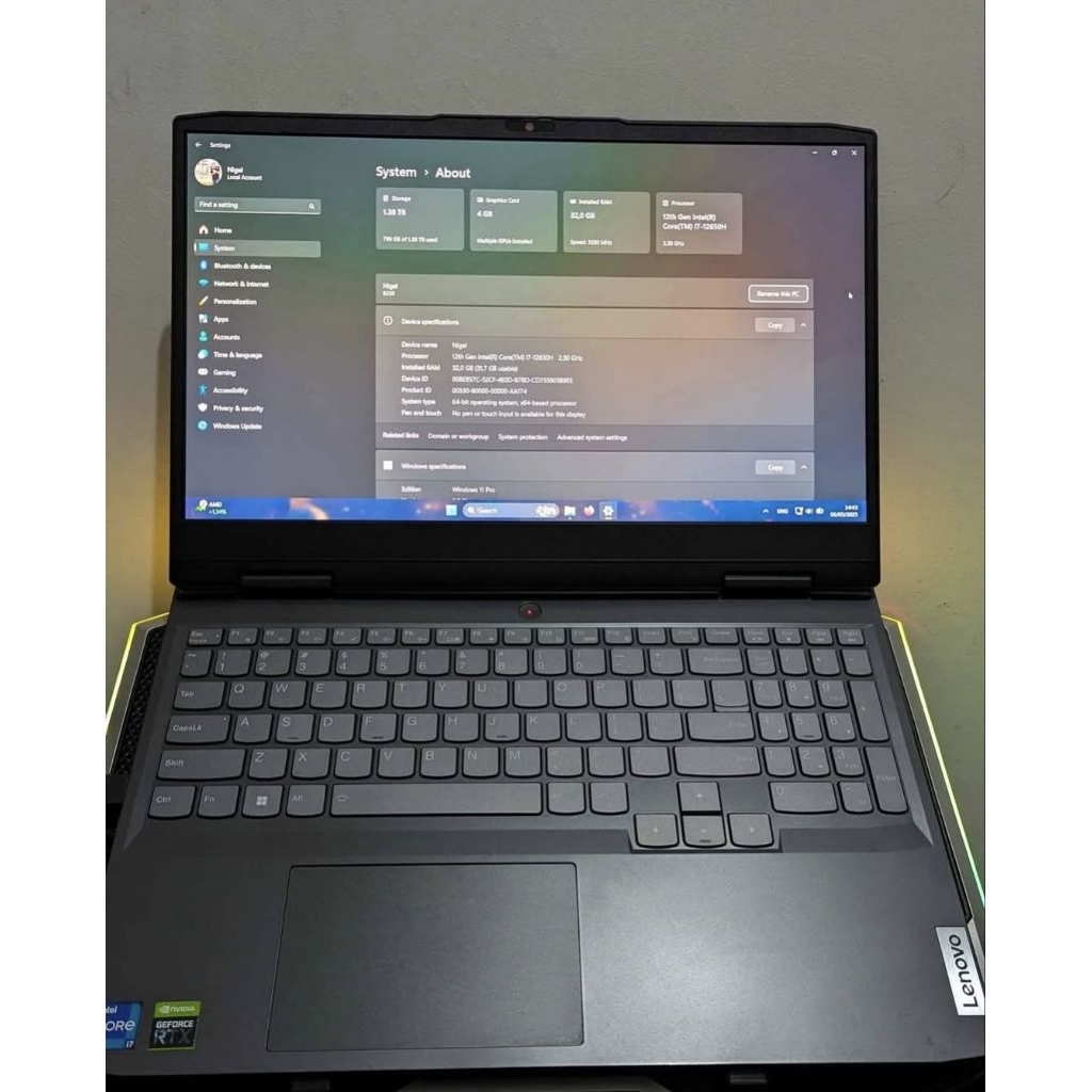 Lenovo IdeaPad Gaming 3i