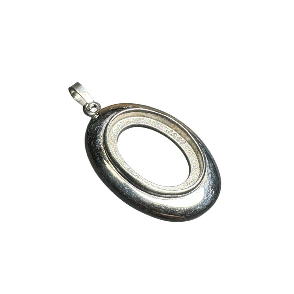 Ring cangkang emban liontin bahan titanium | 01B-257