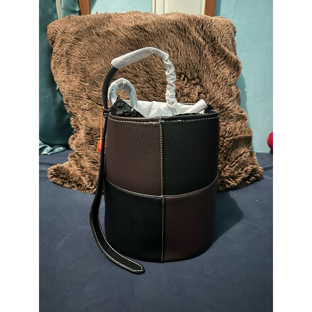 ZAMO BAG WARNA BLACK BROWN BARU