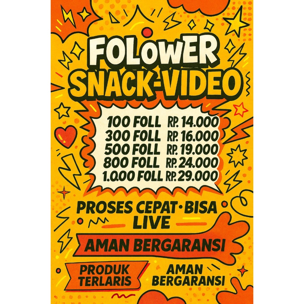 Pengikut Snack Video Followers Non Drop