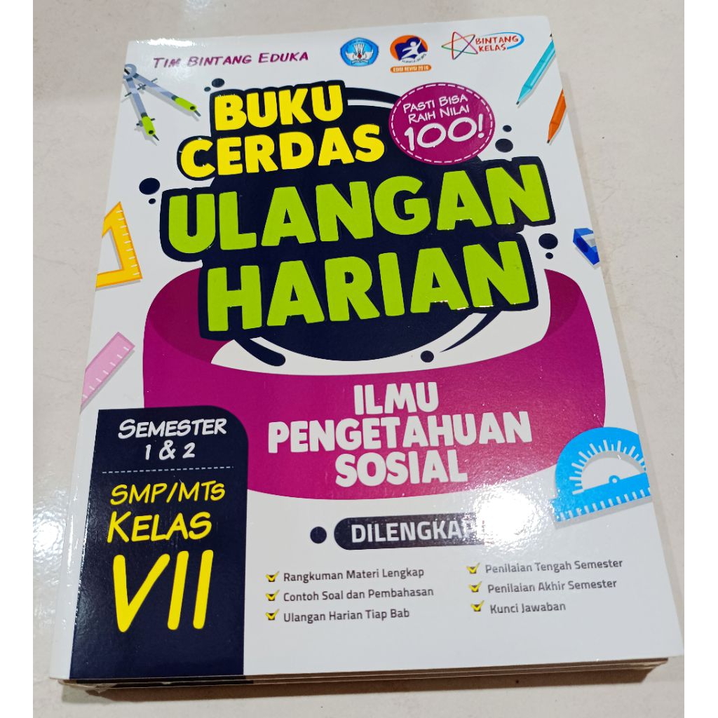 ( OBRAL ) BUKU PENDIDIKAN SMP // LATIHAN SOAL SMP // BUKU CERDAS ULANGAN HARIAN SMP KELAS VII // ORI
