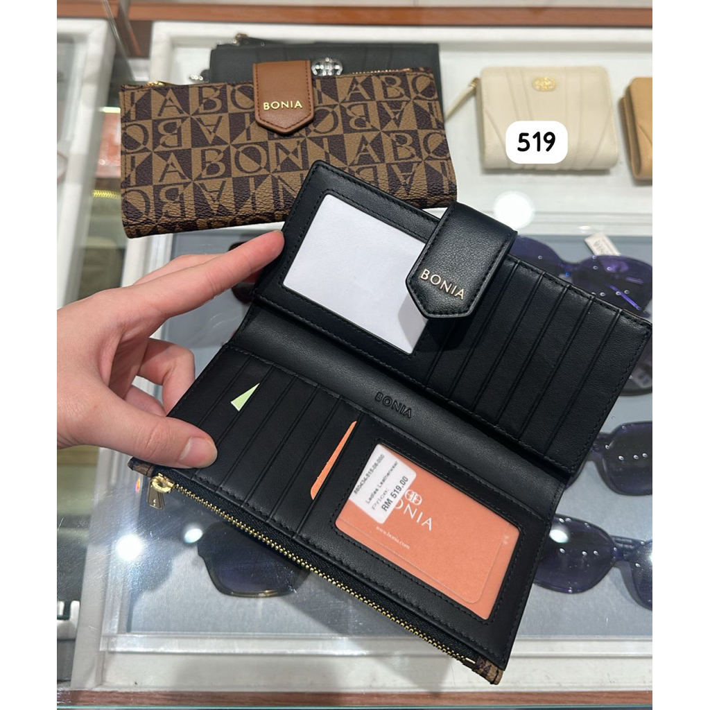 Dompet Panjang Bonia Monogram