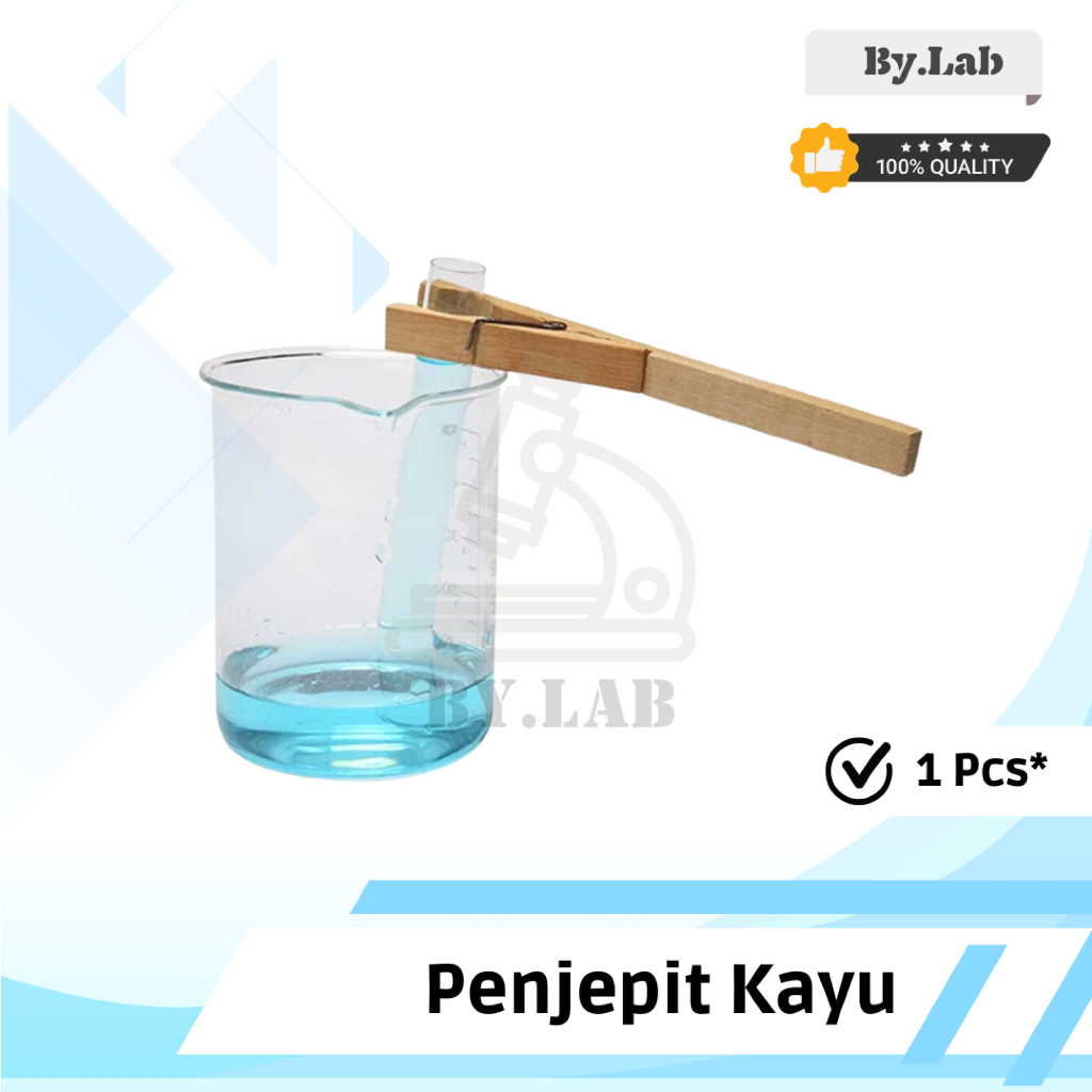 Penjepit Tabung Reaksi l Gegep l Jepit Tabung Reaksi Kayu